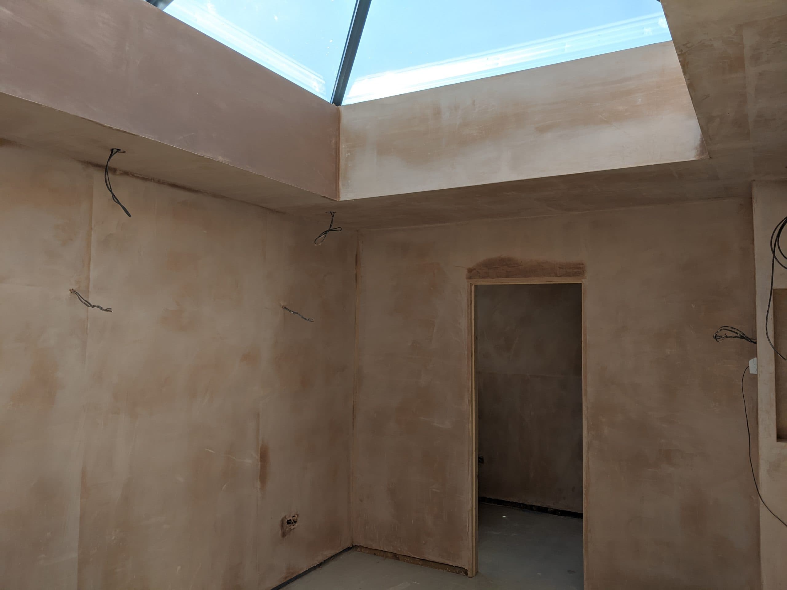 New roof installation